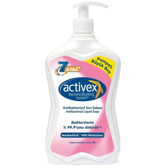 Sıvı SabunlarActivexActivex Antibakteriyel Sıvı Sabun Nemlendiricili 700 ml