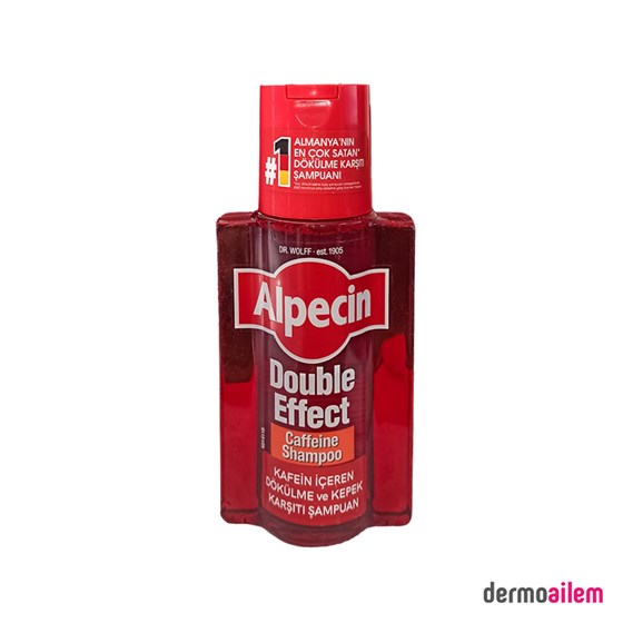 Şampuanlar Alpecin Double Effect Kafein Şampuan 200 ml Dökülme ve Kepek Karşıtı