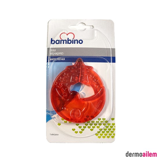Biberon & Emzik & OyuncakBambinoBambino Ayyıldız Figürlü Kırmızı Sulu Diş Kaşıyıcı