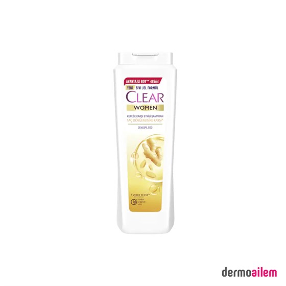 ŞampuanlarClearClear Women Saç Dökülmesine Karş Zencefil Özlü Şampuan 485 ml