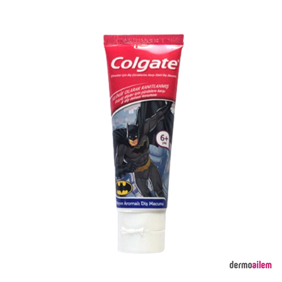 Diş MacunlarıColgateColgate Batman Meyve Aromalı Çocuk Diş Macunu 6+ Yaş 75 ml