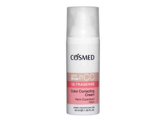 Lekeli Ciltler & AydınlatıcıCosmedCosmed Ultrasense - Color Correcting CC Cream Spf 20 - Light 40 ml