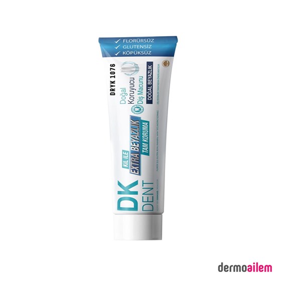 Diş MacunlarıDermokilDermokil DK Dent Kil ile Extra Beyazlık Diş Macunu 75 ml