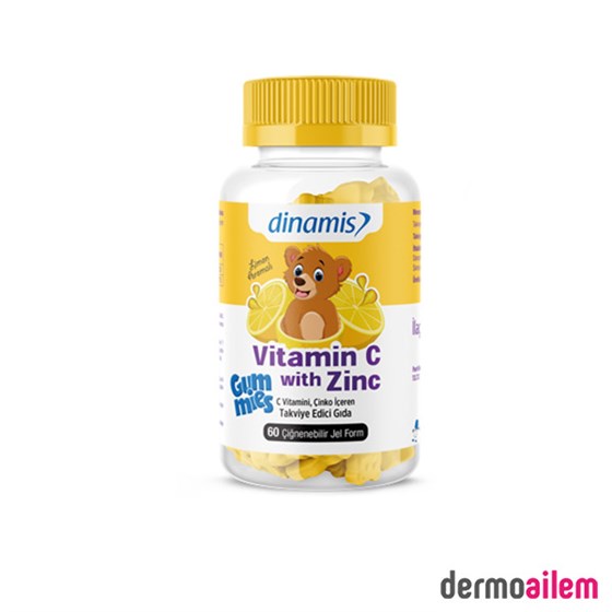 Takviye Edici GıdalarDinamisDinamis Gummies Vitamin C With Zinc 60 Jel