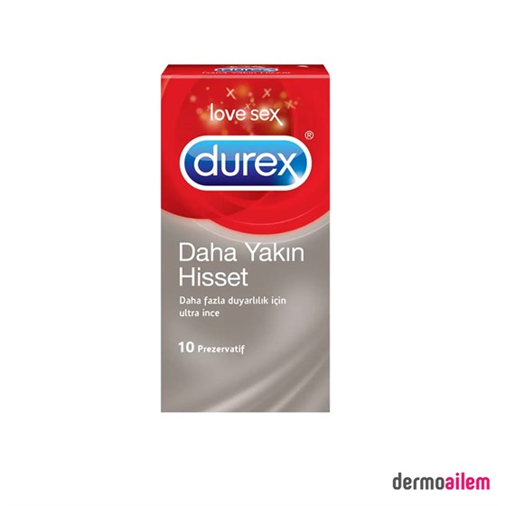 PrezervatiflerDurexDurex Daha Yakın Hisset 10'lu Ultra İnce Prezervatif