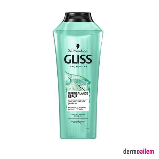 ŞampuanlarSchwarzkopfGliss Schwarzkopf Nutribalance Dökülme Karşıtı Saç Bakım Şampuanı 360 ml