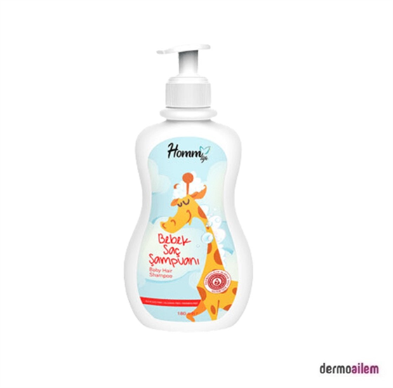 Şampuan & Duş JeliHOMM BİTKİSELHomm Life Bebek Saç Şampuanı 180 ml