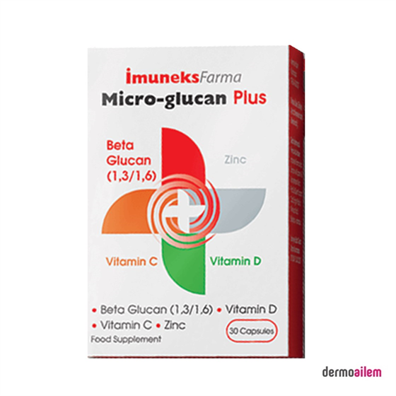 Takviye Edici GıdalarİmuneksFarmaImuneks Micro Glucan Plus 30 Kapsül