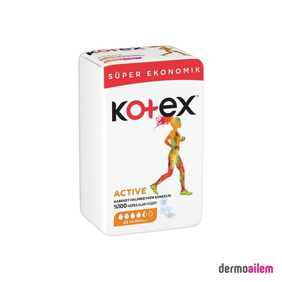 Hijyenik Kadın ÜrünleriKotexKotex Active Normal 22'li Süper Eko Hijyenik Ped