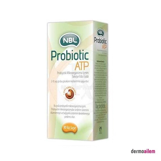 Takviye Edici GıdalarNBLNbl Probiotic ATP Takviye Edici Gıda 10 Toz Saşe