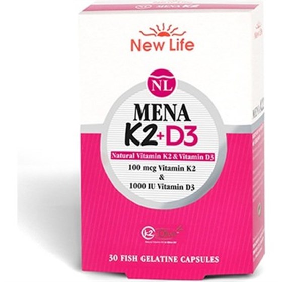Takviye Edici GıdalarNewlifeNew Life MENA K2+D3 30 Kapsül