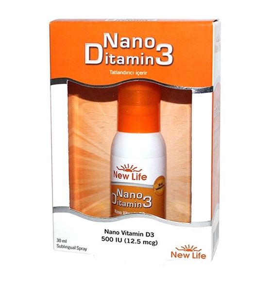 Takviye Edici GıdalarNewlifeNew Life Nano Ditamin3 500UI D3 Sprey 30 ml