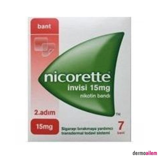 Vücut SağlığıNicoretteNicorette Invisi 2. Adım 15 MG Nikotin Bandı 7'li