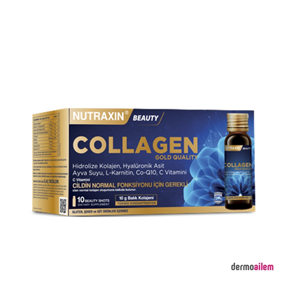 Takviye Edici GıdalarNutraxinNutraxin Gold Collagen 50 ml 10 Shot