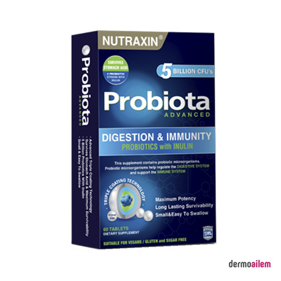 ProbiyotiklerNutraxinNutraxin Probiota Advanced 60 Tablet