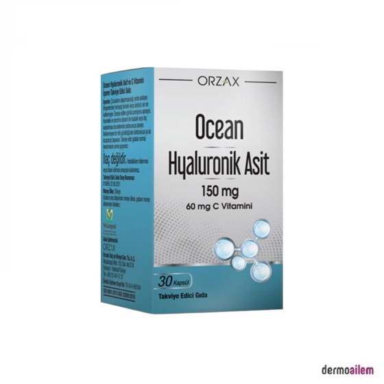 MultivitaminlerOrzaxOcean Hyaluronik Asit 150 mg 30 Kapsül