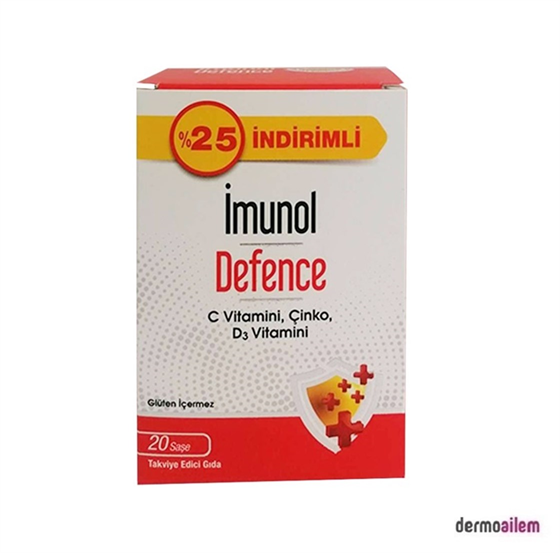 Takviye Edici GıdalarOrzaxOcean Imunol Defence 20 Saşe C Vitamini Çinko D3 Vitamini