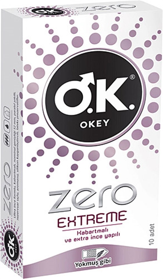 PrezervatiflerOkeyOkey Zero Extreme 10'lu