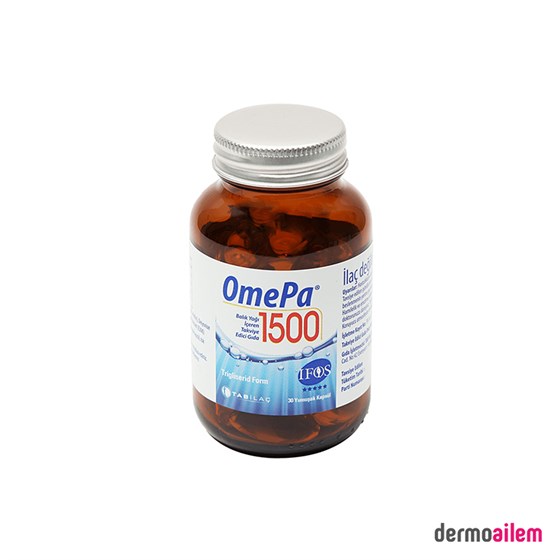 Omega 3 & Balık YağlarıTab İlaçOmePa 1500 30 Kapsül Balık Yağı