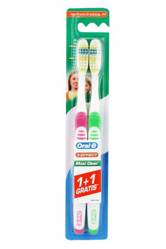 Diş FırçalarıOral-BOral B Diş Fırçası Maxi Clean 1+1