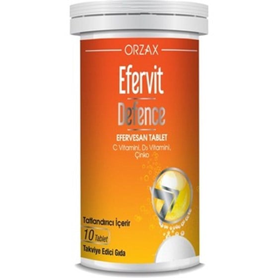 Takviye Edici GıdalarOrzaxOrzax Efervit Defence C Vitamin 10 Tablet