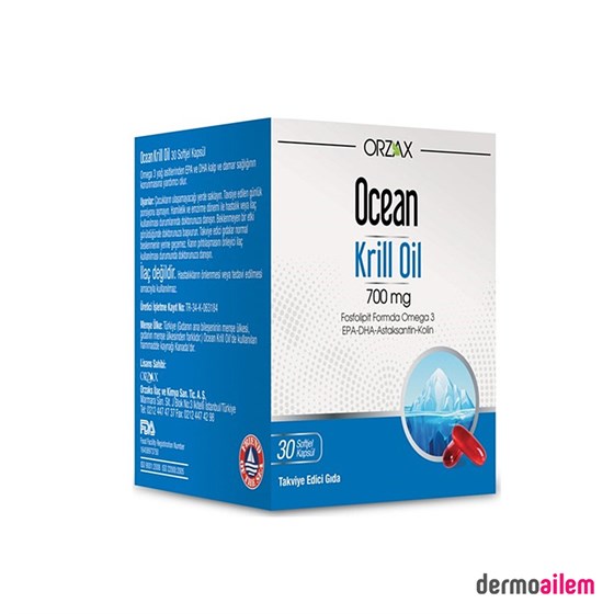 Omega 3 & Balık YağlarıOrzaxOrzax Ocean Krill Oil 30 Kapsül