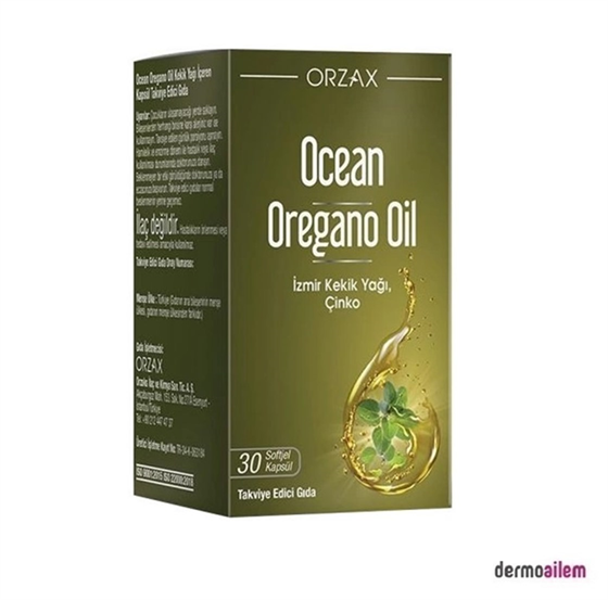 Takviye Edici GıdalarOrzaxOrzax Ocean Oregano Oil 30 Kapsül