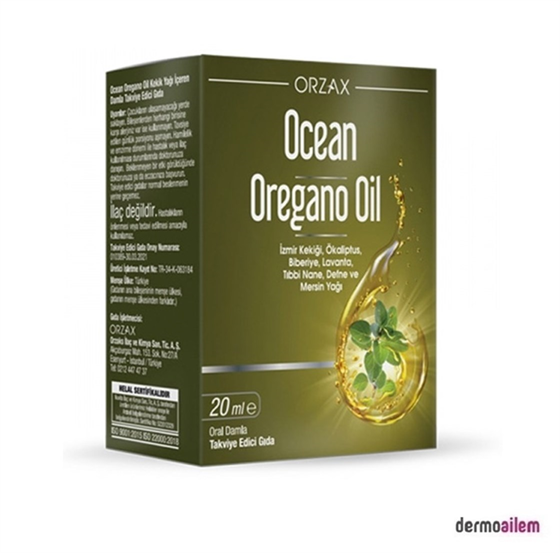 Takviye Edici GıdalarOrzaxOrzax Ocean Oregano Oil Oral Damla 20 ml