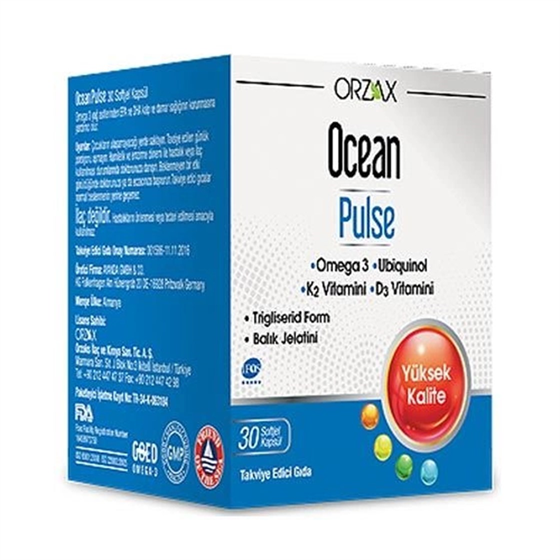 Takviye Edici GıdalarOrzaxOrzax Ocean Pulse 30 Kapsül