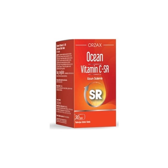 MultivitaminlerOrzaxOrzax Ocean Vitamin C Sr 500 Mg 30 Tablet