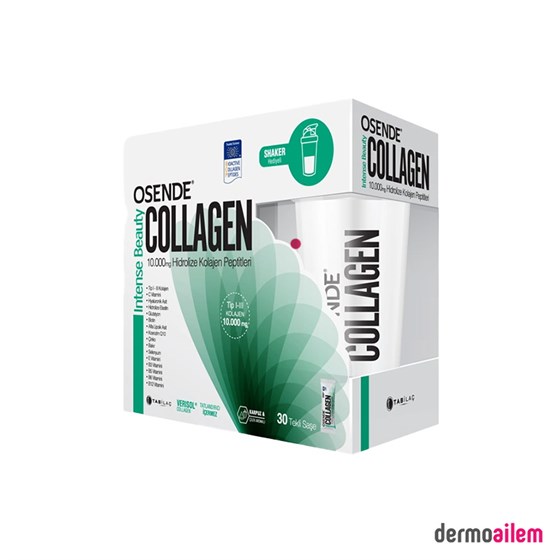 Kolajen ( Collagen )Tab İlaçOsende Intense Beauty Collagen 30 Saşe Shaker Hediyeli