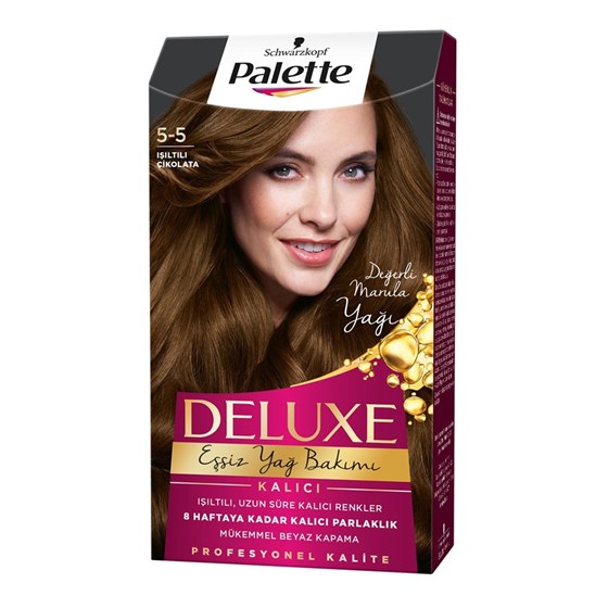 Saç BoyalarıPALETTEPalette Deluxe 5-5 Işıltılı Çikolata Saç Boyası