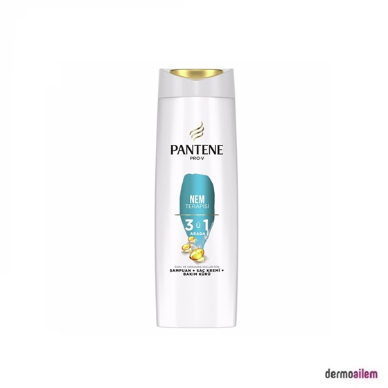 ŞampuanlarPantenePantene 3'ü 1 Arada Şampuan saç Bakım Kremi ve Bakım Kürü Nem Terapisi 400 ml