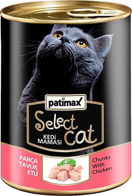 Kedi Yaş MamalarıPatimaxPatimax Select Cat Parça Tavuk Etli 400 gr Yetişkin Kedi Konservesi