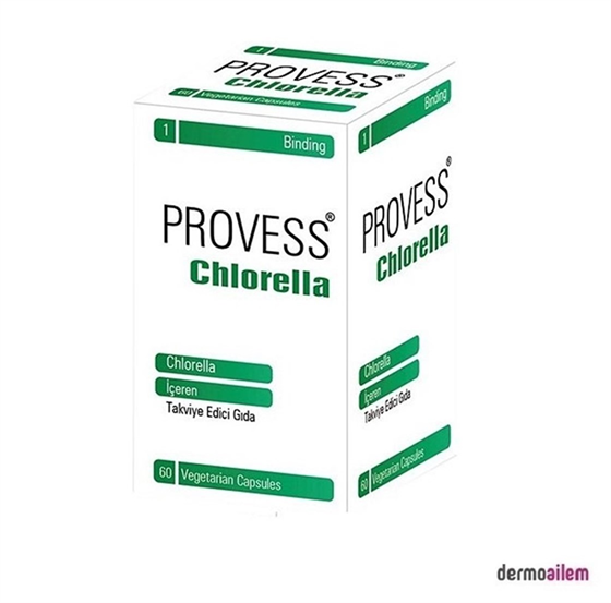 Takviye Edici GıdalarPharma QProvess Chlorella 60 Kapsül