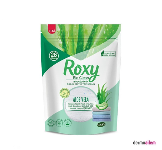 Temizleme ÜrünleriDalanRoxy Bio Clean Aloe Vera Sabun Tozu 800 gr