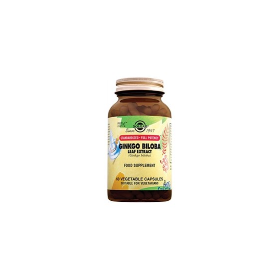 Takviye Edici GıdalarSolgarSolgar Ginkgo Biloba Leaf Extract 60 Kapsül