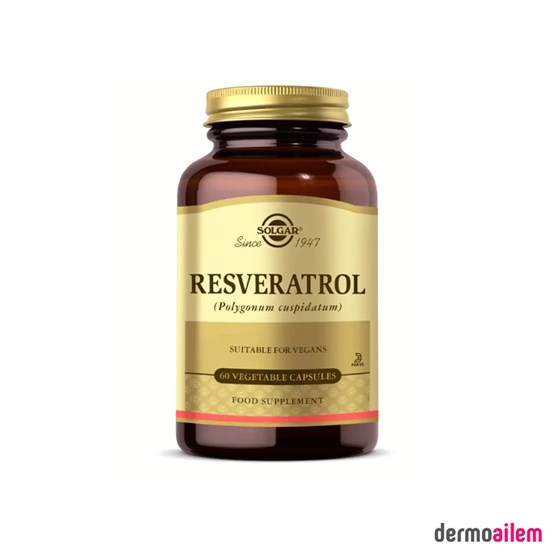 Takviye Edici GıdalarSolgarSolgar Resveratrol 60 Kapsül