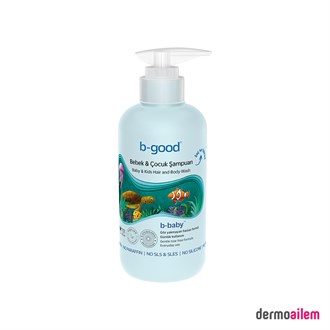 Şampuan & Duş JeliB-GoodB-Good Bebek ve Çocuk Saç Vücut Şampuanı 200ml