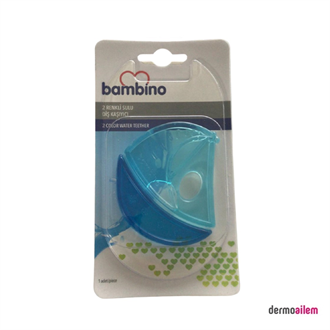 Biberon & Emzik & OyuncakBambinoBambino 2 Renkli Sulu Diş Kaşıyıcı Mavi