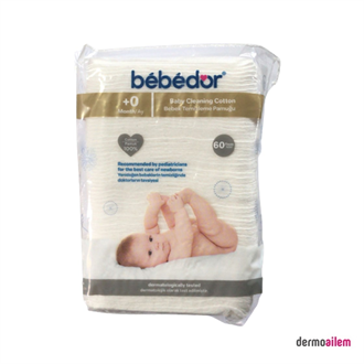 Temizleme ÜrünleriBebedorBebedor Bebek Temizleme Pamuğu 60 Adet