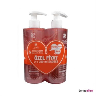 Cilt Temizleme ÜrünleriBioNikeBioNike Triderm Marsilya Sıvı Sabunu 2'li 250 ml