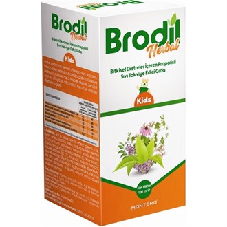 Takviye Edici GıdalarBrodilBrodil Herbal Kids Bitkisel Ekstreler İçeren Propolisli Sıvı Takviye Edici Gıda 100 ml