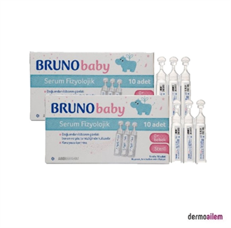 Bebek Sağlık ÜrünleriBrunoBruno Baby Serum Fizyolojik 5 ml x 20 Adet 2'li