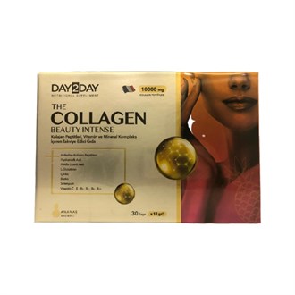 Kolajen ( Collagen )Day2DayDay2Day The Collagen Beauty Intense Kolajen Peptitleri ve Vitamin Kompleks Ananas