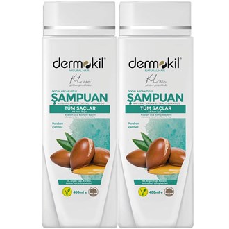 ŞampuanlarDermokilDermokil Argan Yağlı Şampuan 400 ml | 2li Paket