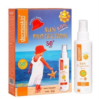 Bebek Güneş SerisiDermoskinDermoskin Sun Protection Kids Spf 50+ Spray 100 ml - Şapka Hediyeli