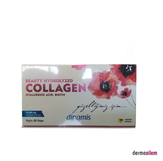 Kolajen ( Collagen )DinamisDinamis Beauty Hydrolyzed Collagen 11 gr 30 Şase