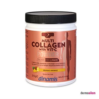 Kolajen ( Collagen )DinamisDinamis Multi Collagen with Vit-C Powder 315gr