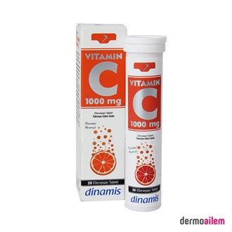 Takviye Edici GıdalarDinamisDinamis Vitamin C 1000 mg 20 Efervesan Tablet
